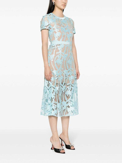 Abito Midi In Pizzo