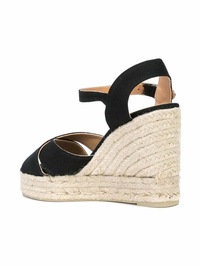 Espadrillas Con Zeppa In Rafia Blaudell