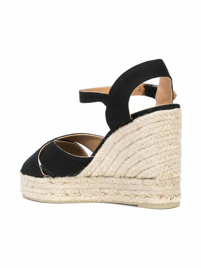 Espadrillas Con Zeppa In Rafia Blaudell
