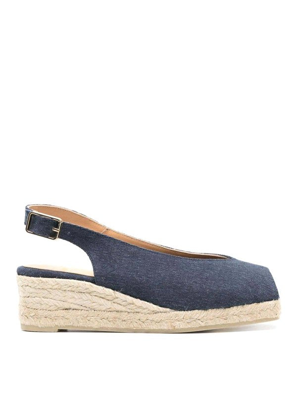 Espadrillas Con Zeppa In Tela Dosalia