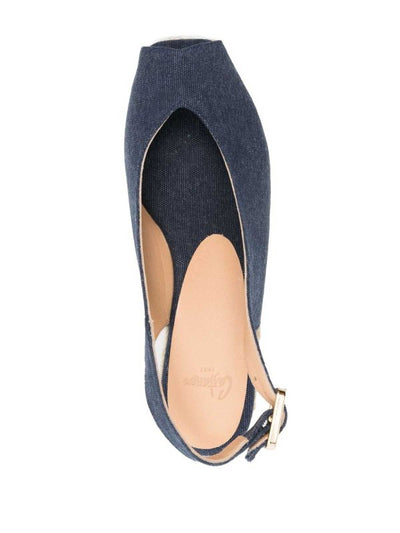 Espadrillas Con Zeppa In Tela Dosalia
