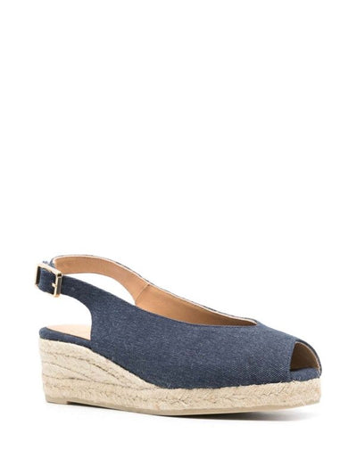 Espadrillas Con Zeppa In Tela Dosalia