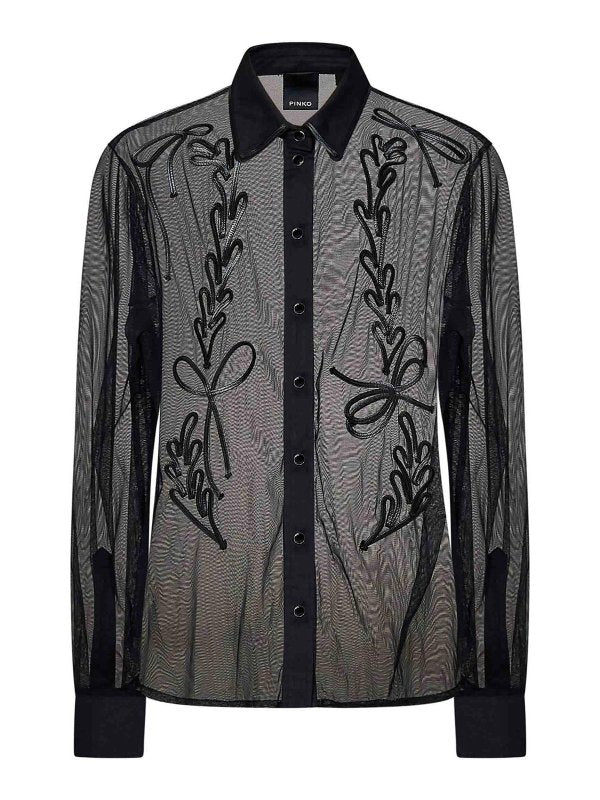 Camicia In Tulle