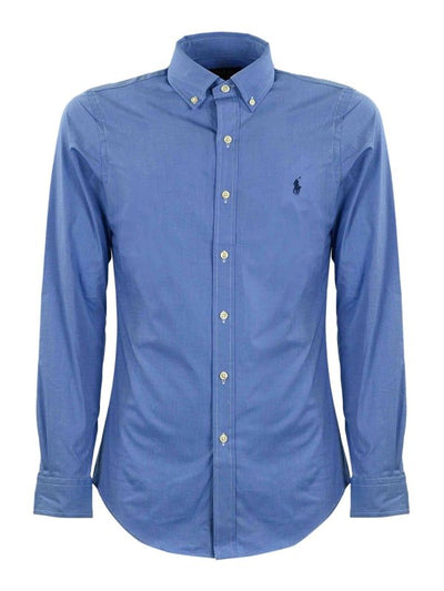 Camicia In Cotone Con Logo
