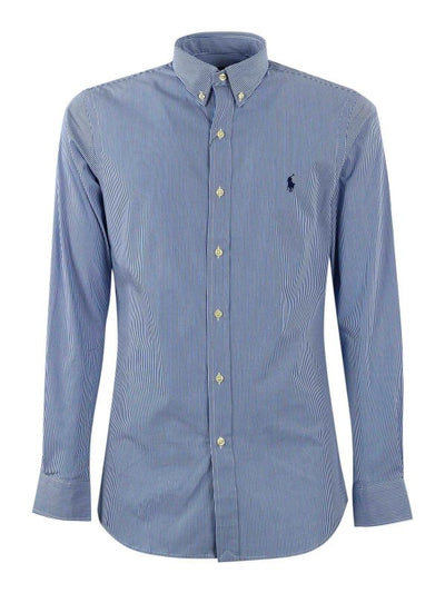 Camicia In Cotone Con Logo