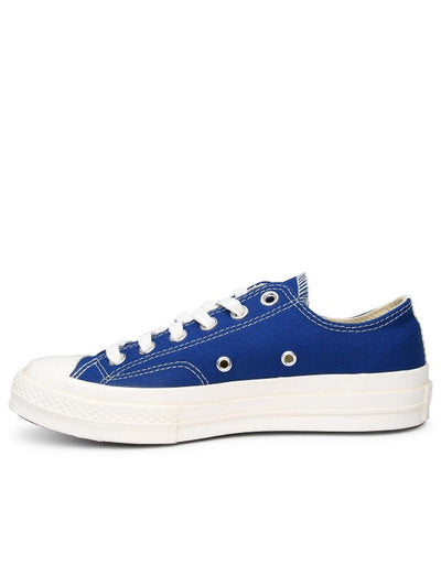 Sneaker In Tela Blu
