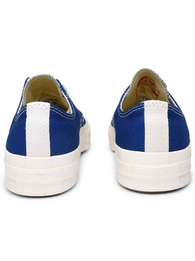 Sneaker In Tela Blu