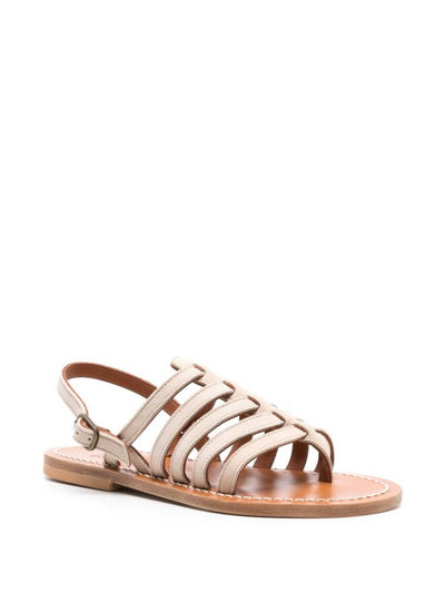 Sandali Piatti In Pelle Homere