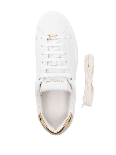 Sneaker In Pelle Con Plateau
