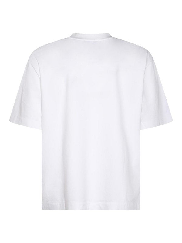 T-shirt In Cotone Bianco