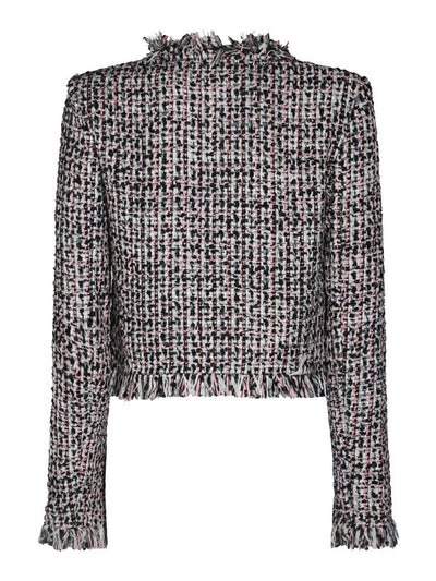 Giacca Casual Nera E Multicolore