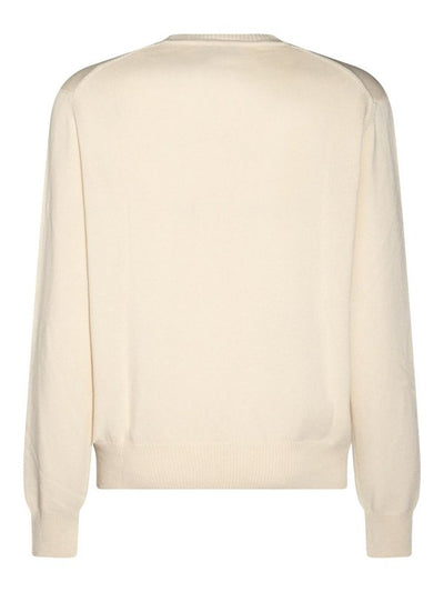 Cardigan In Cotone Bianco