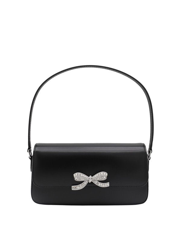 Borsa Con Manico Superiore In Pelle Nera