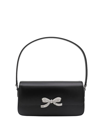 Borsa Con Manico Superiore In Pelle Nera