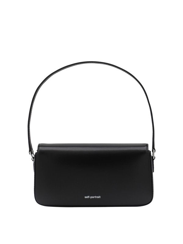 Borsa Con Manico Superiore In Pelle Nera