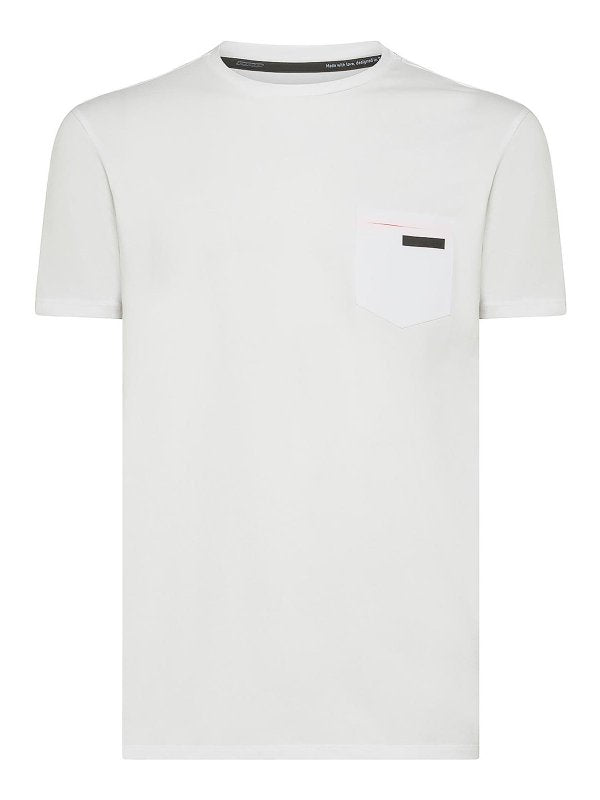 T-shirt In Cotone Stretch Con Taschino