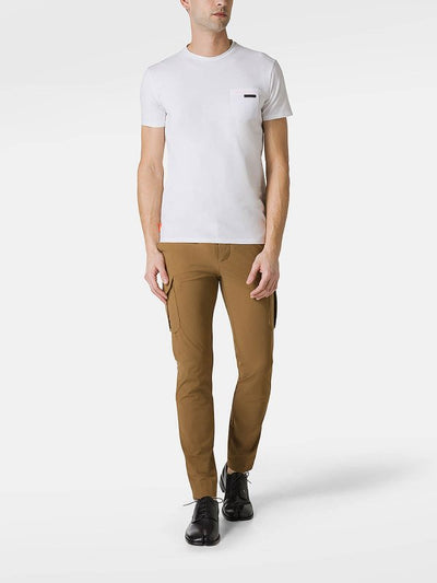 T-shirt In Cotone Stretch Con Taschino
