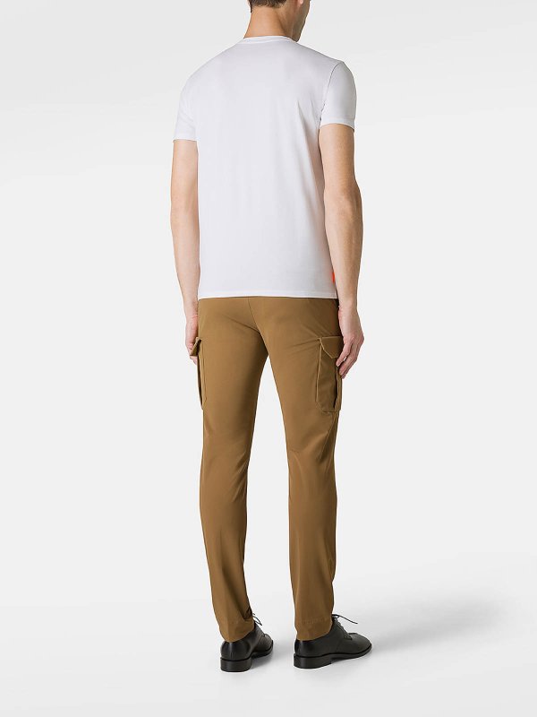 T-shirt In Cotone Stretch Con Taschino