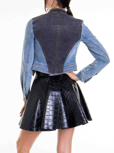 Giacca Con Cerniera Vestibilità Slim