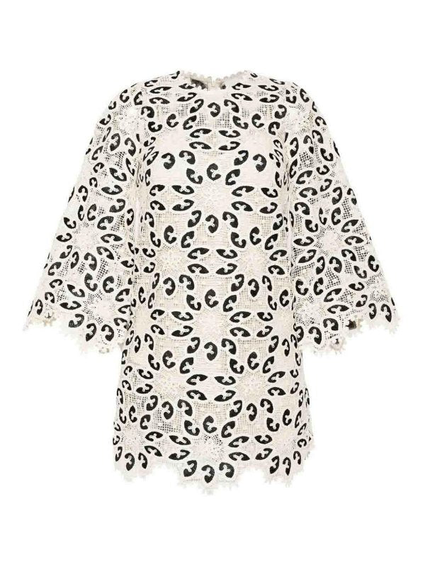 Vestito Mini   In Pizzo Ottie