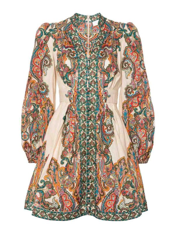 Vestito Mini   Ottie Con Scollo Profondo