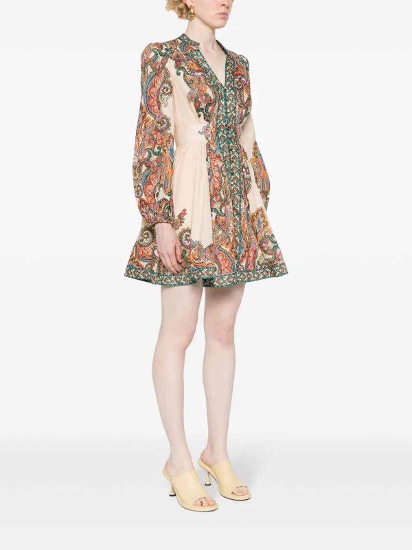 Vestito Mini   Ottie Con Scollo Profondo