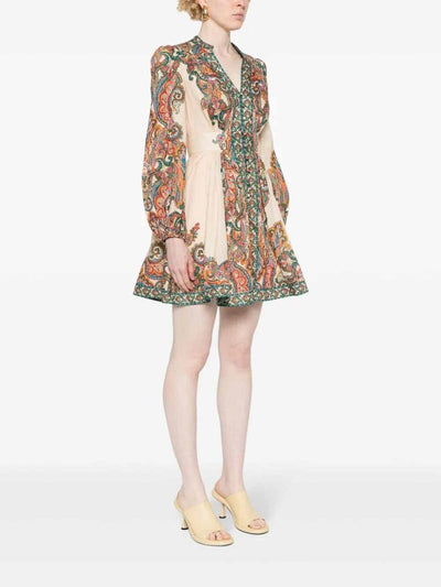 Vestito Mini   Ottie Con Scollo Profondo