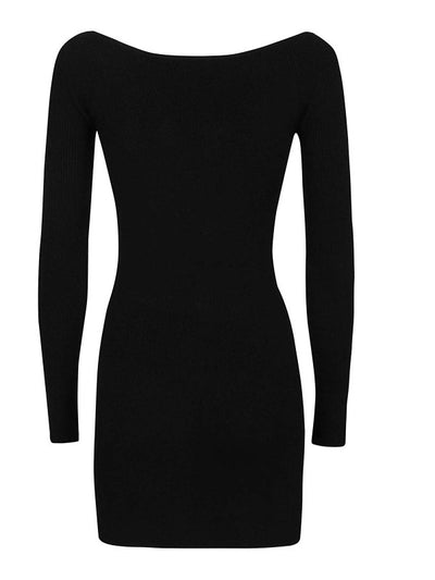 Vestito In Maglia A Coste