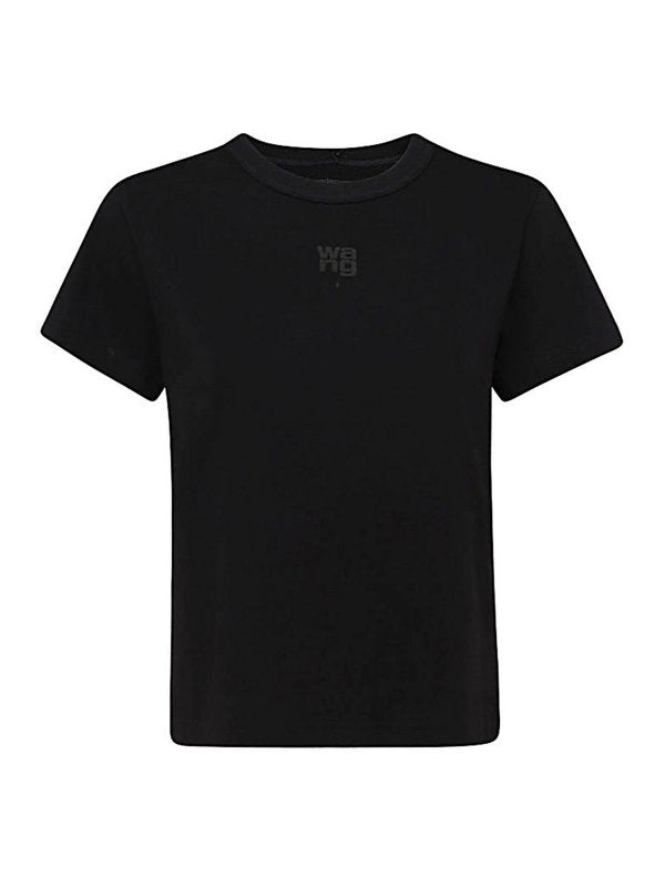 T-shirt In Cotone Nero