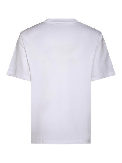 T-shirt In Cotone Bianco