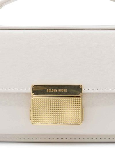 Borsa A Tracolla In Pelle Bianca