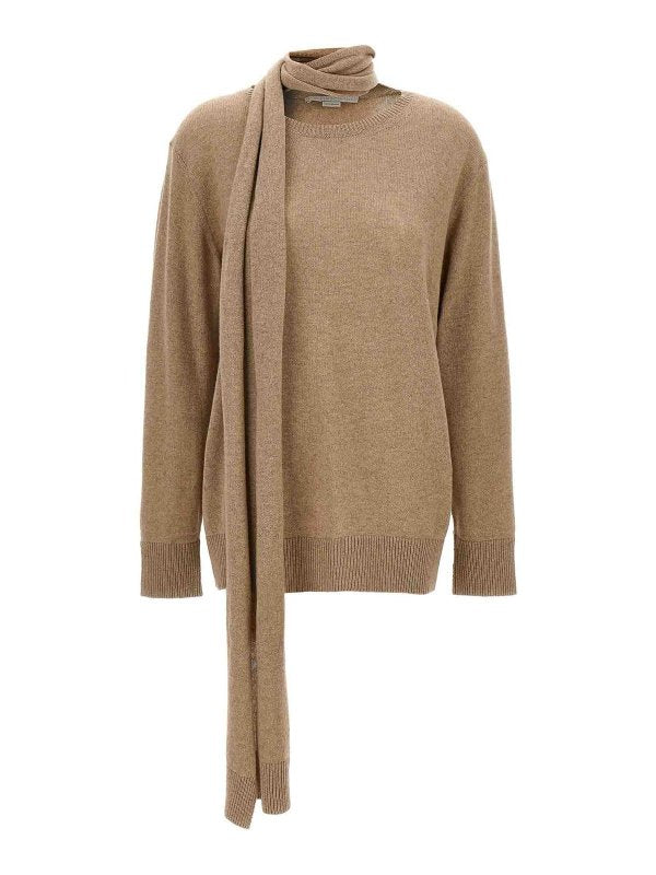 Maglione Con Dettaglio Sciarpa