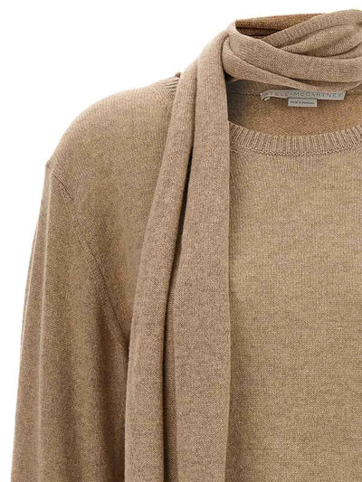 Maglione Con Dettaglio Sciarpa