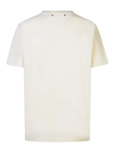 T-shirt In Cotone Bianco Viaggio