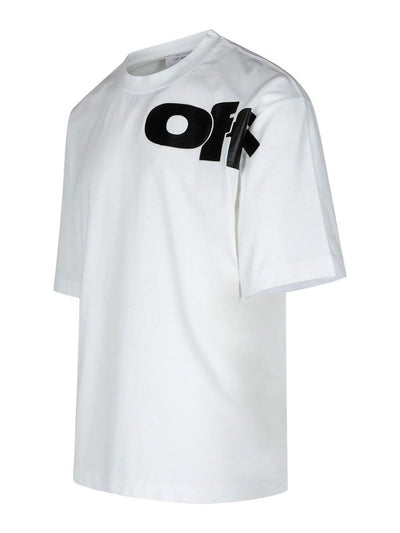 T-shirt In Cotone Bianco Condivisa