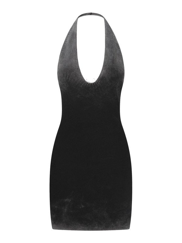 Minivestito  In Cotone Nero