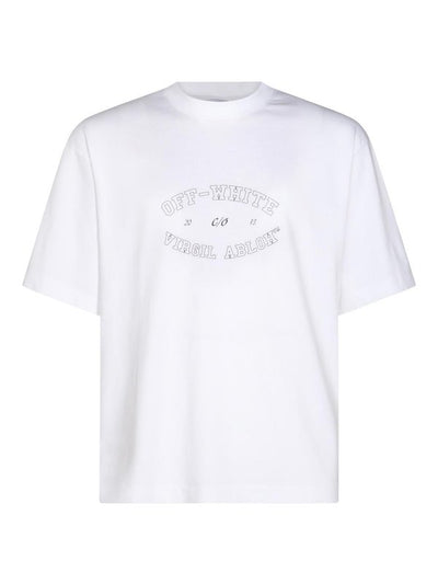 T-shirt  In Cotone Bianco