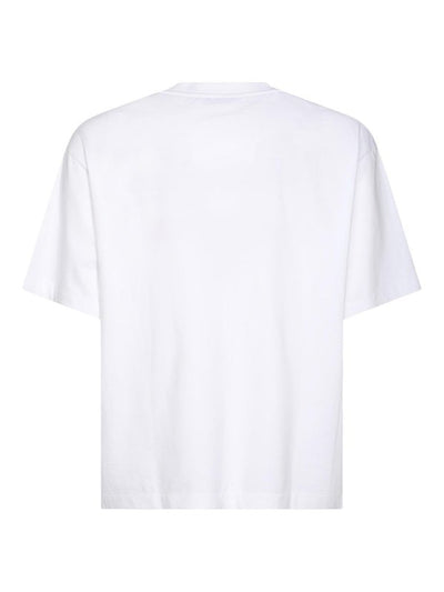 T-shirt  In Cotone Bianco