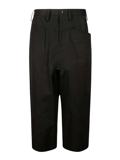 Pantaloni In Cotone Gamba Dritta
