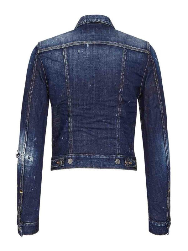 Giacca Di Jeans Invecchiata