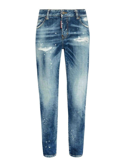 Jeans Con Toppa Con Logo