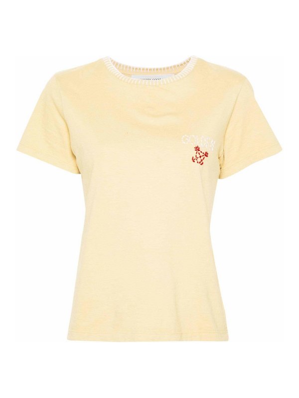 T-shirt Doris Whipstitch-trim