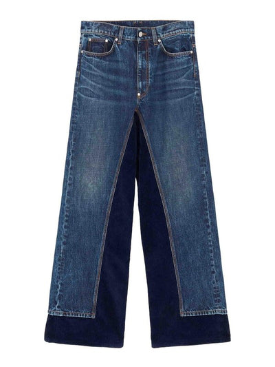 Jeans In Cotone Blu Scuro
