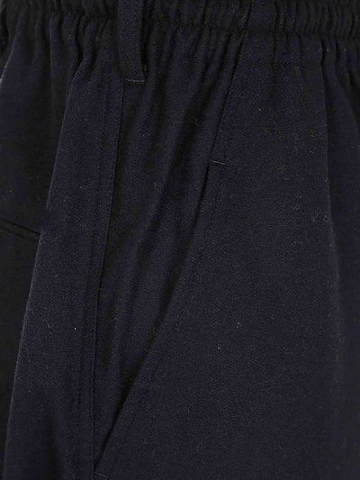 Pantaloni Con Polsini In Flanella