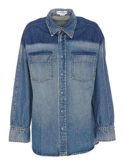 Camicia In Denim Oversize