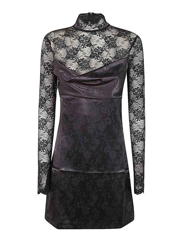 Minivestito  Floreale Jacquard