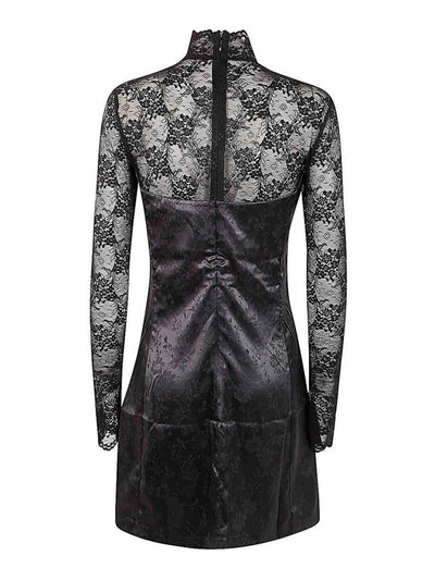 Minivestito  Floreale Jacquard