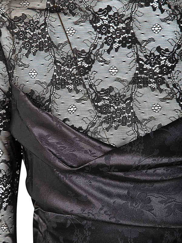 Minivestito  Floreale Jacquard