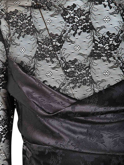 Minivestito  Floreale Jacquard