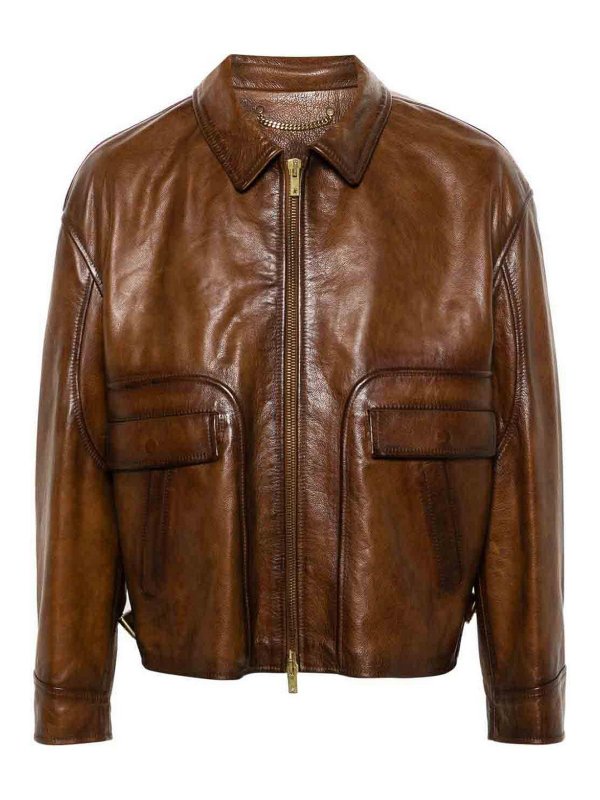 Giacca In Pelle